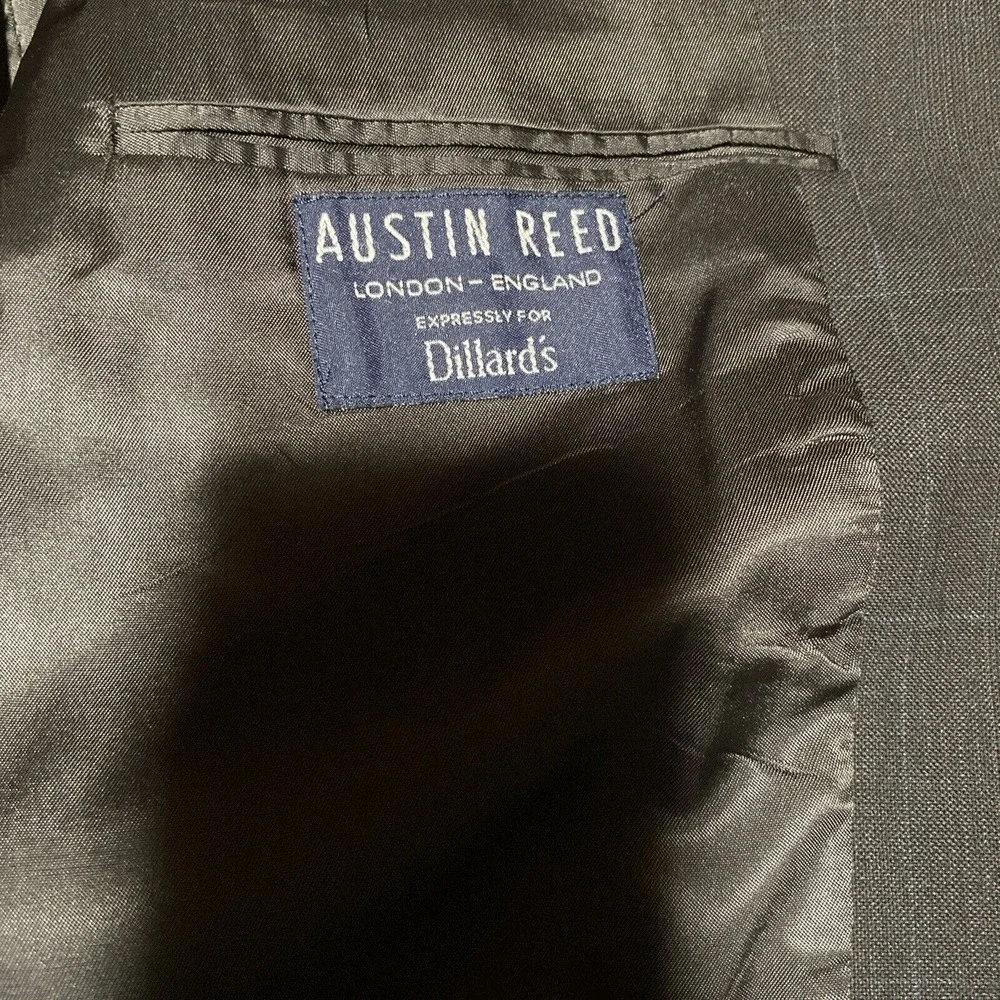 Austin Reed Mens Blazer Sport Coat Casual Jacket Size 39R Wool Made In USA